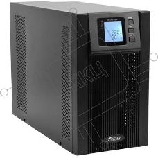 Источник бесперебойного питания Powerman Online 3000 / 3000 ВА / 2400 Вт / 3 x CEE 7 (евророзетка)