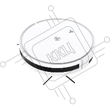 Робот-пылесос Accesstyle VR30R01DW белый, 1800 мAч Li-Ion, уборка сухая, пылесборник контейнер 0.6 л