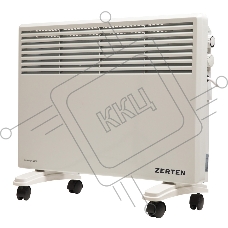 Конвектор Zerten ZL-15 белый, 1500 Вт, 20 м2, термостат