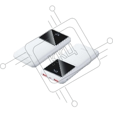Внешний аккумулятор Vention 10000mAh(M/C-A/A)22.5W Белый с LED Дисплеем