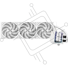 Система водяного охлаждения PcCooler DS360 WH Soc-AM5/AM4/1200/1700/1851 белый 4-pin Al LCD 300W Ret (DS360-WHNWXX-GL)