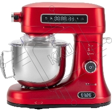 Кухонная машина Rondell RDE-KM900 планетар.вращ. 1900Вт красное вино