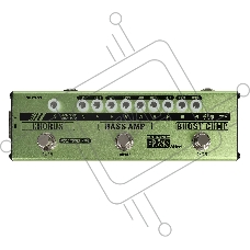 Напольная компактная басгитарная педаль Dapper Bass Mini Valeton [MES-2] мульти-эффектов, тюнер, симуляция усилителя и кабинета с эквалайзером, chorus и compressor эффекты, выход XLR