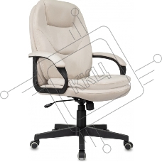 Кресло руководителя Бюрократ CH-668 светло-бежевый Holland 06, крестов. пластик