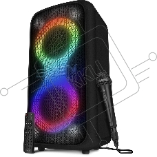 Колонка портативная Sven АС PS-1000 черный 160W 1.0 BT/3.5Jack 8000mAh (SV-022686)