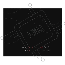Варочная панель Haier HHK-C63NDB черный