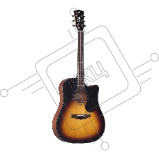 Акустическая гитара Kepma EDC-3TSM цвет санберст
