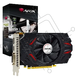 Видеокарта Afox GeForce GTX750 2GB GDDR5 128BIT DVI HDMI VGA ATX SINGLE FAN (AF750-2048D5H6-V3)