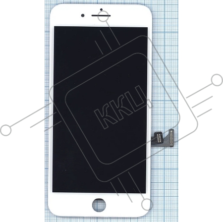 Дисплей Amperin для Apple iPhone 8 Plus в сборе с тачскрином (IPS), белый