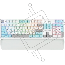 Клавиатура A4Tech Bloody S515R механическая белый USB for gamer LED (подставка для запястий) (S515R ICY WHITE)