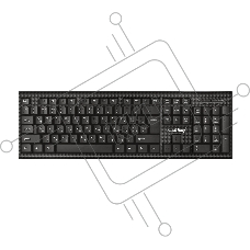 Клавиатура проводная Smartbuy ONE 115 черная