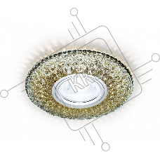 Встраиваемый точечный светильник Ambrella light S333 CF/WR хром/кофе/MR16+3W(LED WARM 3000K)