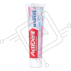 Зубная паста Active ACTIDENT Для чувствительных зубов и десен Sensetive, без парабенов, 130 г (512901003)