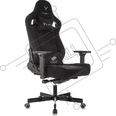 Кресло игровое Knight Hunter черный, Alfa Black крестов. металл