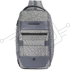 Рюкзак слинг мужской Piquadro Hex CA6826W139/GR серый полиэстер