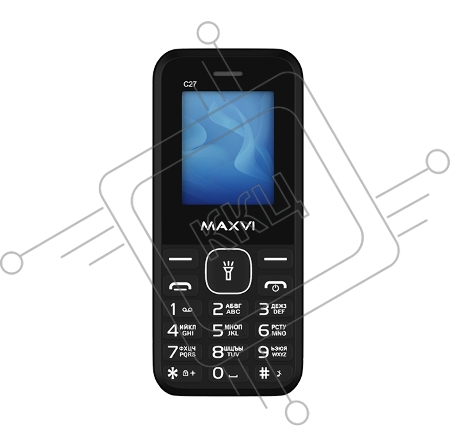 Мобильный телефон Maxvi C27 black