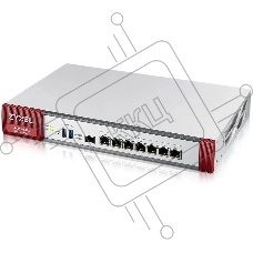 Межсетевой экран и Wi-Fi контроллер Zyxel USG FLEX 500, Rack, 7 конфигурируемых (LAN/WAN) портов GE, 1xSFP, 2xUSB3.0, AP Controller (8/72), Device HA Pro, NebulaFlex **