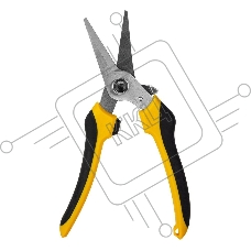 Ножницы универсальные строительные Deli DL2908 205мм, 48-52HRC, прорезиненная рукоятка