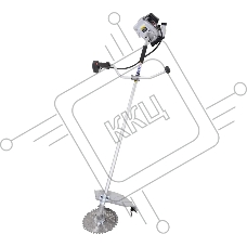 Триммер бензиновый Huter GGT-15004ТA Grey, 2 л.с.