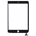 Сенсорное стекло (тачскрин) Ipad mini 3 (retina) no IC (A1599, A1600), черное