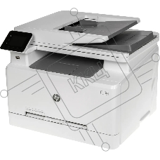 МФУ лазерный HP Color LaserJet Pro M283fdn (7KW74A), A4, цветной, печ. до 21 стр/мин., скан. до 26 стр/мин. (ч/б) 22 стр/мин. (цвет), 600 x 600 dpi (печать) 300x300dpi (скан.), USB, RJ-45, Air Print, Mopria