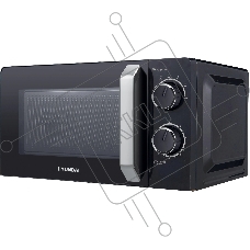 Микроволновая печь Hyundai HYM-M2052 черный, 20 л, 700 Вт, переключатели - поворотный механизм