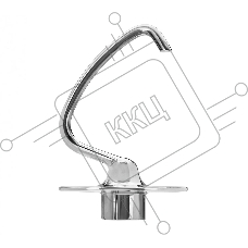 Стальной крюк для чаши KitchenAid 5KSM5THDHSS 4.8 / 4.7 / 4.3 / 3 л, нержавеющая сталь