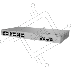 Коммутатор Huawei S310S-24P4JX (L2+, 24*10/100/1000BASE-T ports (400 W PoE+), 2*10GE SFP+ ports, 2*2.5GE SFP ports, built-in AC power)