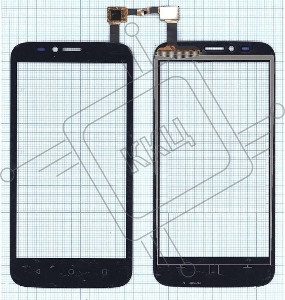 Сенсорное стекло (тачскрин) для Huawei Ascend Y625, черное