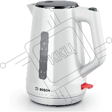 Чайник электрический Bosch TWK1M121 1.7л. 2400Вт белый корпус: пластик