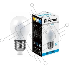 Лампа светодиодная FERON LB-550 (25806) 9W 230V E27 6400K