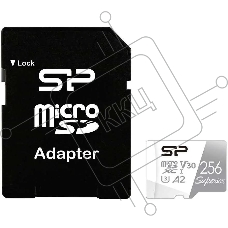 Флеш карта microSD 256Gb Silicon Power Superior Pro A2 microSDXC Class 10 UHS-I U3 Colorful 100/80 Mb/s (SD адаптер) Флеш карта microSD 256Gb Silicon Power Superior Pro A2 microSDXC Class 10 UHS-I U3 Colorful 100/80 Mb/s (SD адаптер)