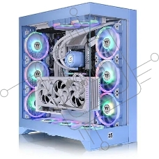 Компьютерный корпус Thermaltake CTE E660MX голубой без БП E-ATX 13x120mm 11x140mm 2xUSB3.0 audio bott PSU