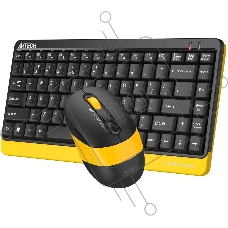 Клавиатура + мышь A4Tech Fstyler FG1110 клав:черный/желтый мышь:черный/желтый USB беспроводная Multimedia (FG1110 BUMBLEBEE)