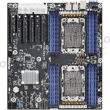 Серверная материнская плата ASRock SP2C741D16X-2T, 2xLGA4677, Intel C741, 16xDDR5, 13xSATA, 1xM.2, 6xPCIe 5.0 x16, 1xPCIe 5.0 x8, 1xVGA, 2x10Gb LAN, IPMI, 2xUSB-A 2.0, EEB