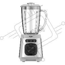 Блендер стационарный Haier HB-502 серебристый, 1200 Вт, 1 скорость