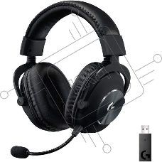 Наушники с микрофоном Logitech G Pro X черный 2м мониторные Radio оголовье (910-000909)