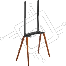 Подставка для телевизора Cactus CS-ST3644BKWN черный/орех, 43