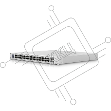 Коммутатор Ubiquiti UniFi Switch Enterprise 48 PoE, 48×2.5 Гбит/с PoE+ + 4×10 Гбит/с SFP+ Uplink, управляемый