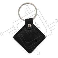Ключ VIZIT RF3.2 Черный (RFID-13.56 МГц). Кожаный брелок с тиснением логотипа, черный. Встроенная защита  от несанкционированного копирования. Используется совместно с модификациями блоков вызова и контроллеров ключей, имеющих в наименовании литеру - F.