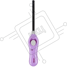 Зажигалка газовая ECOS GL-001V, фиолетовая (157797)