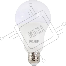 Лампа светодиодная Ресанта LL-R-A80-20W-230-6K-E27 груша