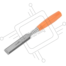 Стамеска Sparta 24 мм, плоская, пластиковая рукоятка