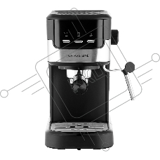 Кофеварка рожковая Galaxy Line GL 0757 черный, исп. кофе - молотый, 1,2 л, 1350 Вт, 15 Бар.