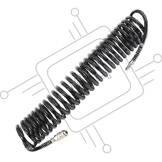 Шланг спиральный PATRIOT PU 10/8, полиуретан, длина 10 м, диаметр 8x12 мм,быстросъем.