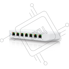 Коммутатор Ubiquiti UniFi Switch Ultra 210W, 8×1 Гбит/с PoE+, управляемый