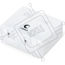 Коробка для настенного монтажа Cabeus, 2x keystone, внешняя, цвет: белый, (MB-2)