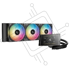 Система водяного охлаждения Deepcool LT360 Vision ARGB черный, алюминий/медь, 2500 об/мин, 33.66 дБ, 4 pin, 350 Вт
