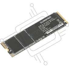 Накопитель SSD SunWind NV3 SWSSD256GN3T, 256Gb, M.2 2280, PCIe 3.0 x4, NVMe, R/W 1800/1000