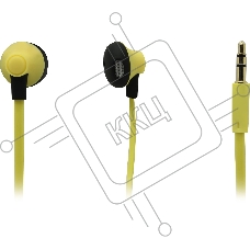 Внутриканальные наушники Smartbuy Boost, soft-touch, желтые